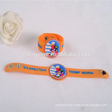 pulsera de pvc suave promocional modificado para requisitos particulares para el día de San Valentín